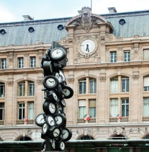 clocks Gare St. Lazare. c.Paris Tourist Office, Amelie Dupont